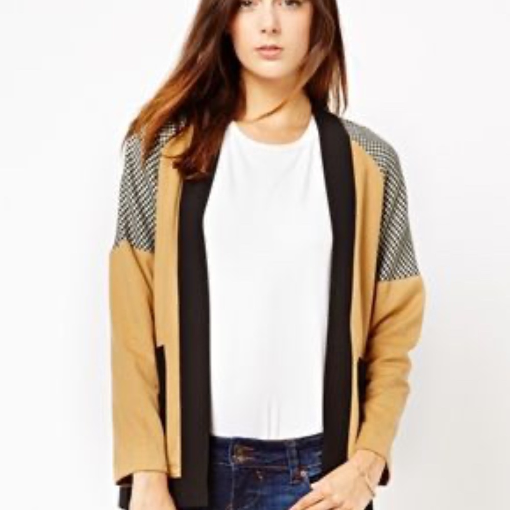 ASOS Mixed Media Patchwork Cardigan